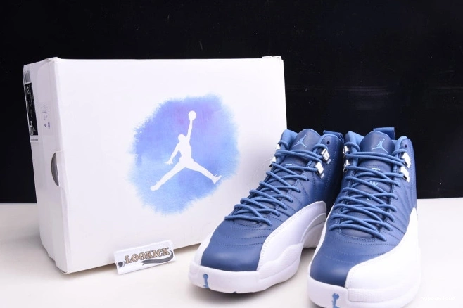 HYPE Jordan 130690-404 Air Blue Retro 12 Stone 0626